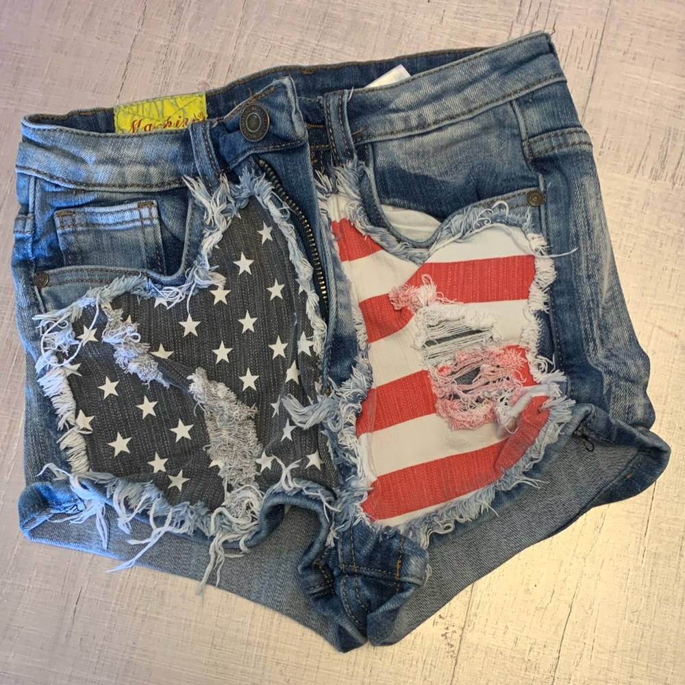 Jean shorts USA